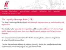 Tablet Screenshot of liquidity-coverage-ratio.com
